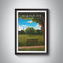 Peckham Rye London Travel Poster Art Print, thumbnail 1 of 8