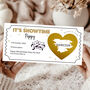 Personalised Theatre Show Ticket, Scratch To Reveal Theatre Ticket, thumbnail 1 of 10