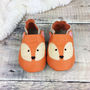 Personalised Christmas Fox Baby Shoes, thumbnail 3 of 6