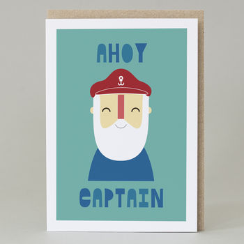 'Ahoy Captain' Card, 2 of 3