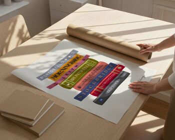 Edinburgh Book Stack Art Print, 6 of 6