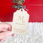 Personalised Initial Christmas Eve Box Tag, thumbnail 2 of 6
