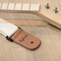 Personalised Leather Guitar Strap, thumbnail 3 of 4
