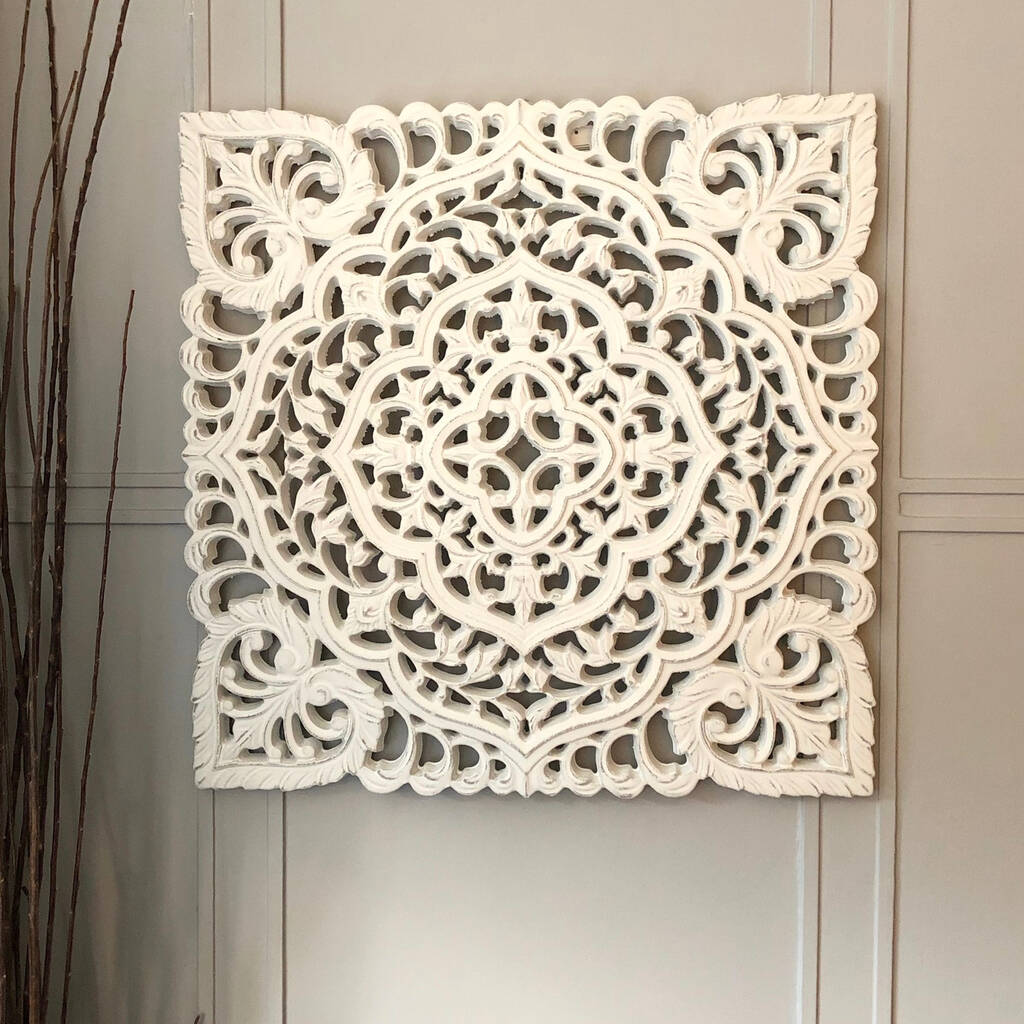 Large Square Ornate Wall Art, 1 of 5