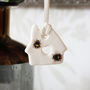 Mini Porcelain Bee House Decoration, thumbnail 1 of 3