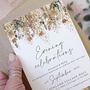 Whimsical Autumn Wedding Evening Invitation, thumbnail 1 of 4