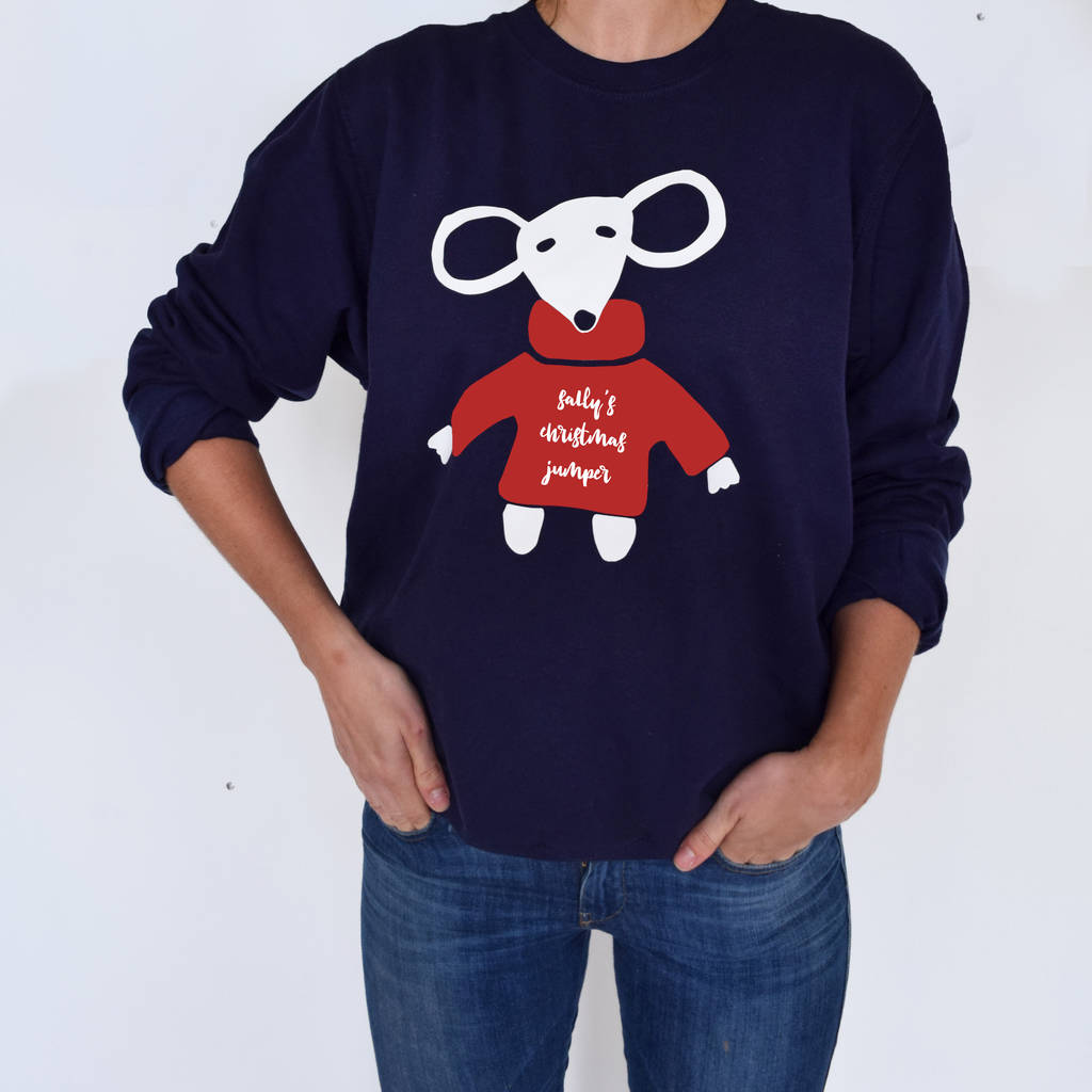 Christmas Mouse Jumper, 1 of 2