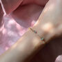 Non Tarnish Gemstone Nugget Bead Chain Bracelet, thumbnail 5 of 10