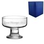 Personalised Engraved Glass Ice Cream Cup, thumbnail 3 of 6