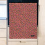 Bright Orange Leopard Print Organic Cotton Tea Towel, thumbnail 1 of 7