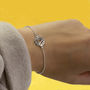 Sterling Silver Solar Plexus Chakra Bracelet, thumbnail 4 of 5