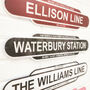 Personalised Vintage Style Train Sign, thumbnail 5 of 11