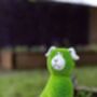 Garden Ornament Grass Covered Dog Durable Resin Statue, thumbnail 2 of 3