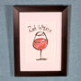 Red Wine Illustrated Wall Art, thumbnail 9 of 10