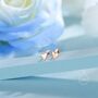Sterling Silver Simple Heart Earrings, thumbnail 5 of 12