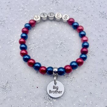 Personalised Big Sister Bracelet. Best Big Sister Ever, 7 of 12