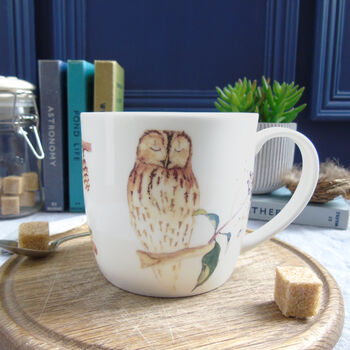 Tawny Owl Bone China Mug, 2 of 12