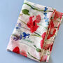 Personalised Poppy Print Scarf, thumbnail 7 of 11
