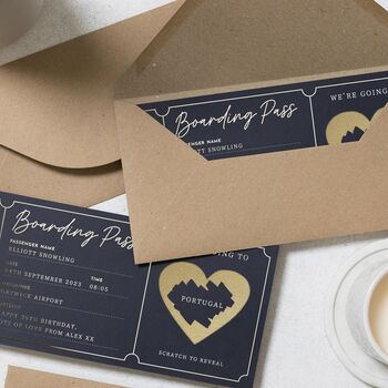Scratch Reveal Boarding Pass Gift Voucher, 6 of 9