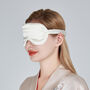 Silk Eye Mask Ivory, thumbnail 4 of 7