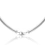 Flat Snake Six.2mm Necklace – Solid Silver, thumbnail 2 of 4