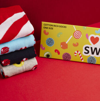 Love You Sweetie Novelty Sock Gift Set, 2 of 4