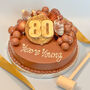 Mini 80th Birthday Smash Cake, thumbnail 1 of 8