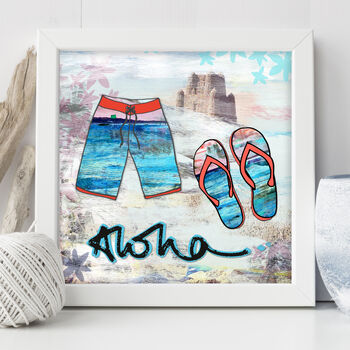 Aloha Board Shorts Print, 4 of 5