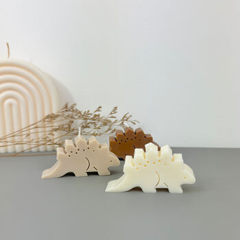 Stegosaurus Candle Dinosaur Gift Jurassic Dino, 8 of 12