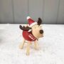 Little Red Wooden Reindeer, thumbnail 1 of 1
