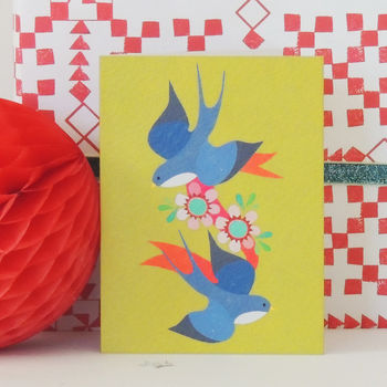 Mini Greetings Card Pack Of 10 Brights, 2 of 11
