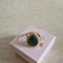Emerald Green Gold Ring, thumbnail 6 of 6