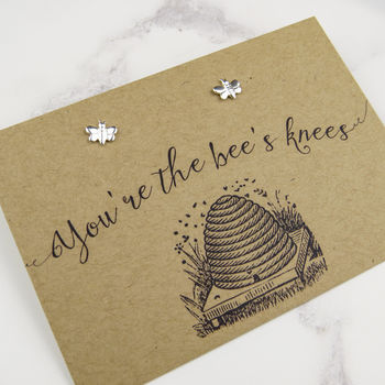 'You're The Bee's Knees' Earrings, 4 of 5
