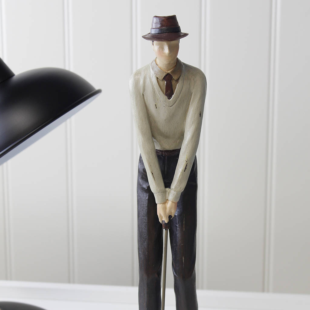 miniature golfer figurine