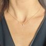 Tiny Opal Love Heart Necklace, thumbnail 2 of 7