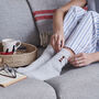 Lighthouse Wool Socks Embroidered Gift For Coastal Lovers, thumbnail 3 of 12