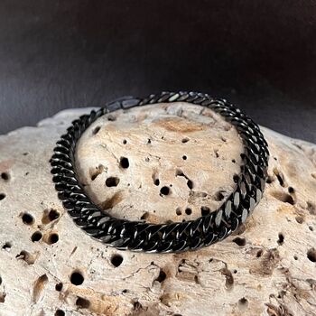 Understated Mesh Stainless Steel Bracelet Gift For Him, 3 of 5