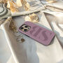 Personalised Purple Initials Phone Case, thumbnail 5 of 9