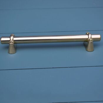 Solid Brass Bar Pull With Solid Brass Extenders, 3 of 4