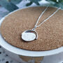 Sterling Silver 925 I Love You Spinning Hidden Message Necklace, thumbnail 4 of 9