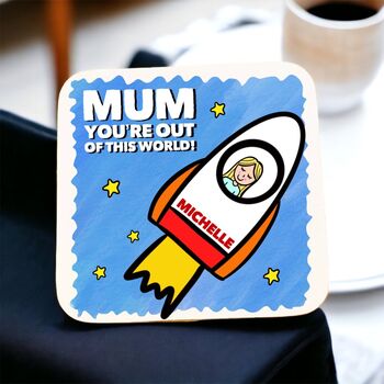 Persoanlised Out Of The World Mug For Mum, 2 of 3