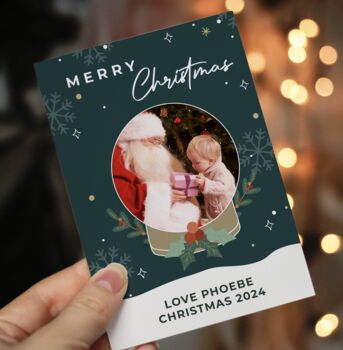 Personalised Pack Of Ten Photo Christmas Cards, 3 of 6