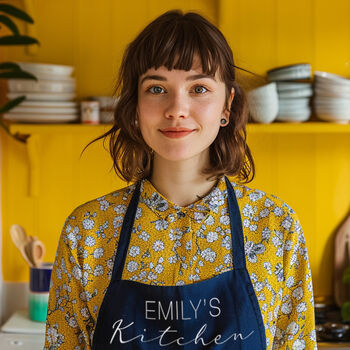 Personalised Name Apron: Perfect Gift For Her Kitchen, 2 of 12