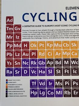 Cycling Europe Periodic Table Art Print, 3 of 11