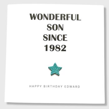 Son Birthday Card Personalised, 3 of 4