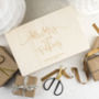 Personalised Wooden Wedding Memory Box, thumbnail 1 of 11
