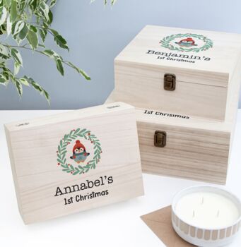 Personalised Christmas Eve Baby's First Christmas Eve Box, 4 of 7