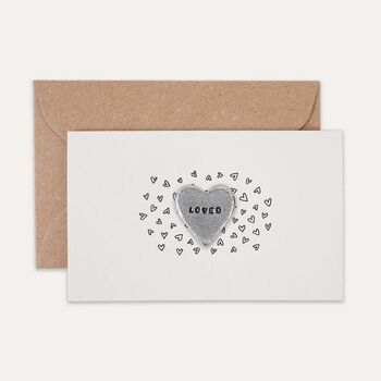 'Loved' Heart Tiny Token Card, 2 of 4