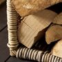 Tall Rattan Log Holder, thumbnail 2 of 5