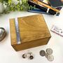 Personalised Wooden Cufflink And Watch Box, thumbnail 3 of 11